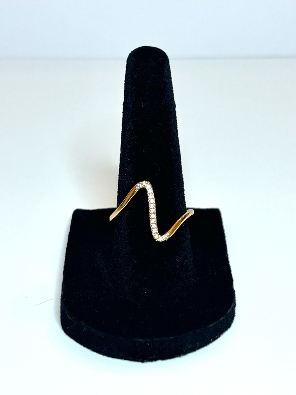Rose gold abstract ring